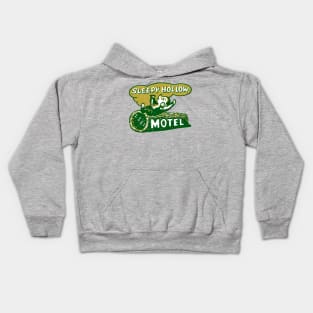 Retro Vintage Sleepy Hollow Motel Kids Hoodie